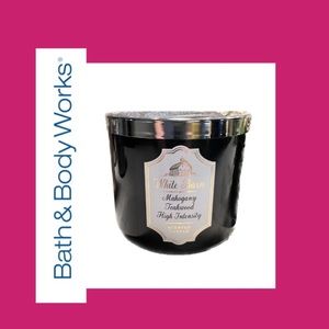 Bath & Body Works 3-wick candle Intense Mahogany & Teakwood | NWT
